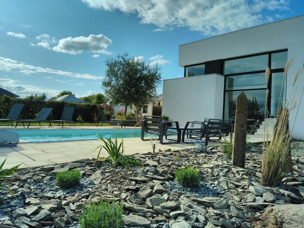 Maison/Villa Avec Piscine Privee Gite Brain D'Eau La Chapelle-de-Brain Dış mekan fotoğraf